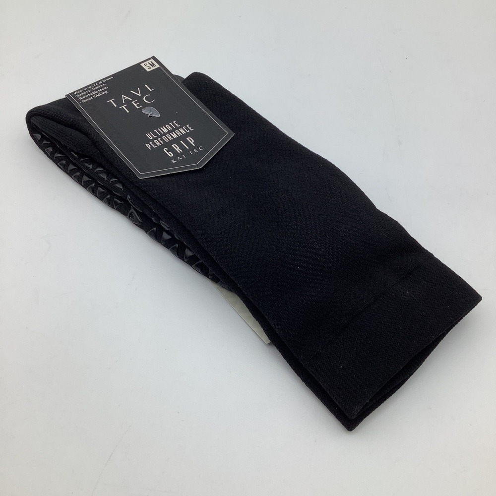 Tavi‎ Tec Kai Tec Ultimate Performance Grip Socks Midnight Black Size Small NWT